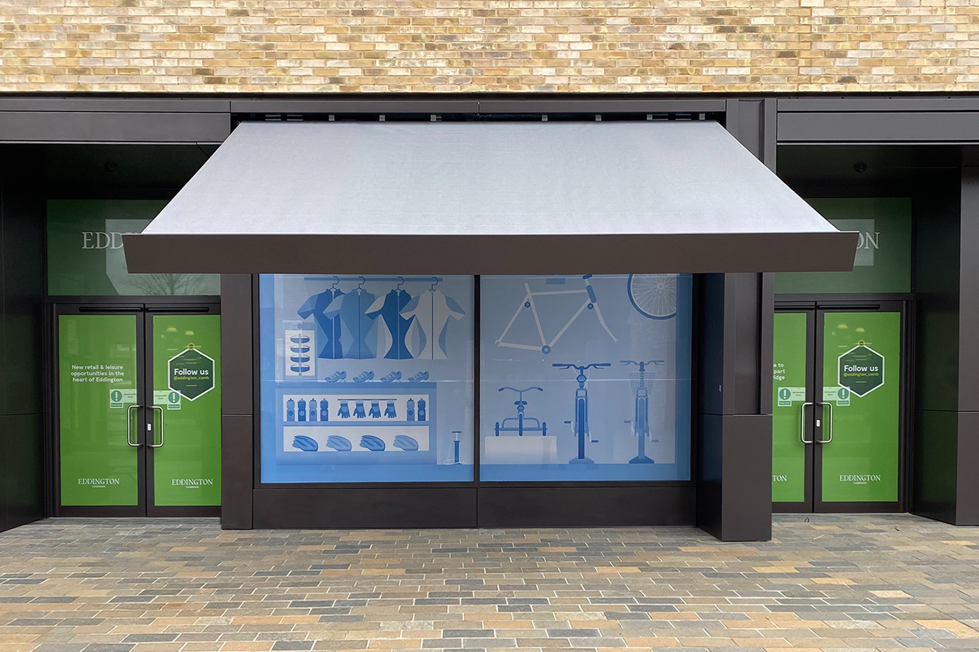 SQ2 Commercial Awnings for Eddington, Cambridge