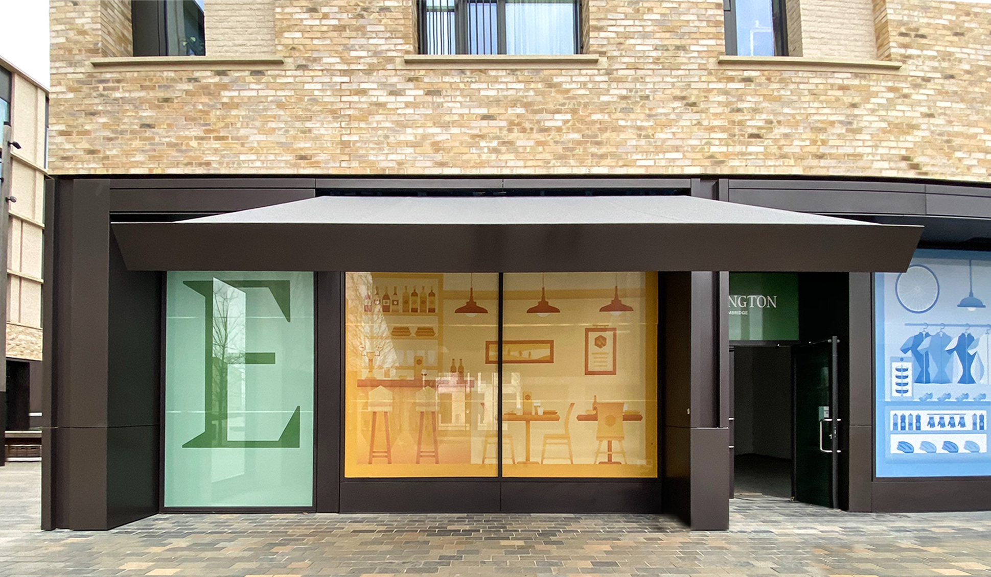 SQ2 Commercial Awnings for Eddington, Cambridge