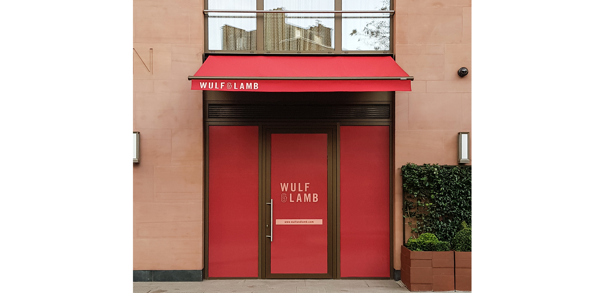 Classic Folding-arm Awnings for Wulf & Lamb, Marylebone