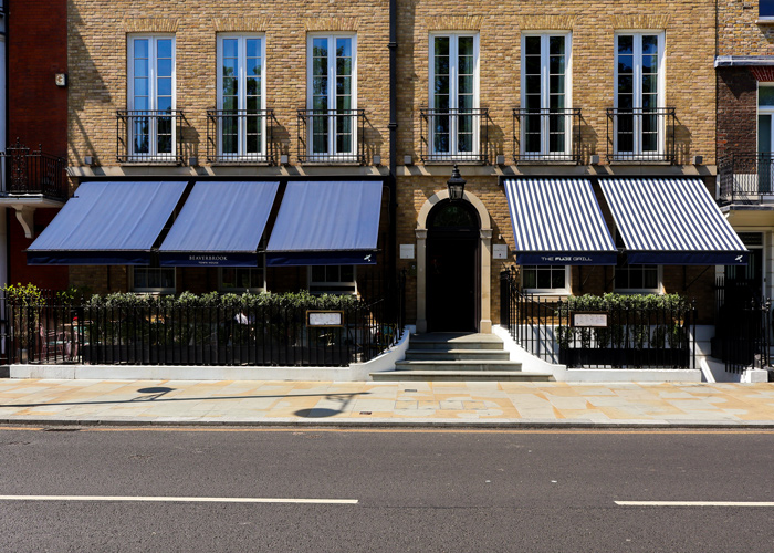 Victorian Awnings for Beaverbrook Townhouse, Sloane Street