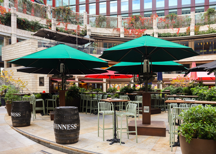 Parasols for Broadgate Circle