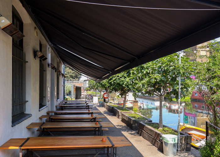 Folding-Arm Awning Recover