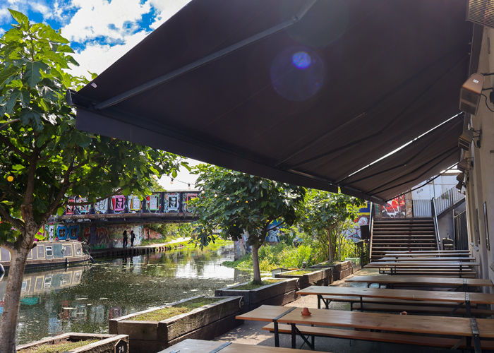 Folding-Arm Awning Recover