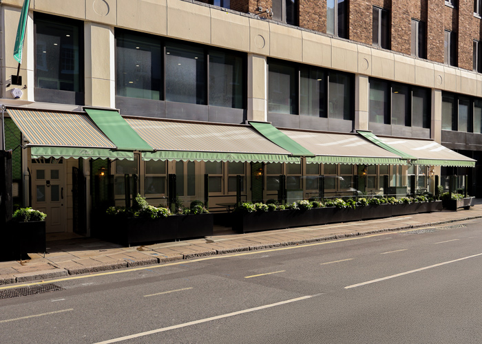 Bespoke Victorian Awnings with Junction Rollers