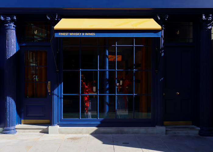 Bespoke Awnings for Whiskey Shop, London
