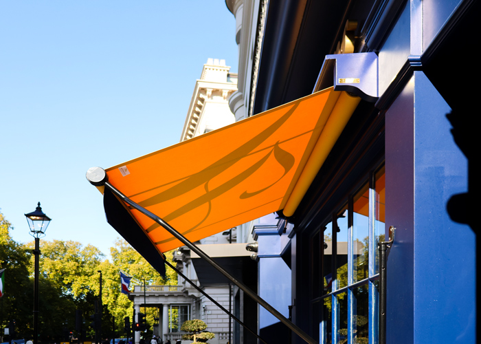 Bespoke Awnings for Whiskey Shop, London