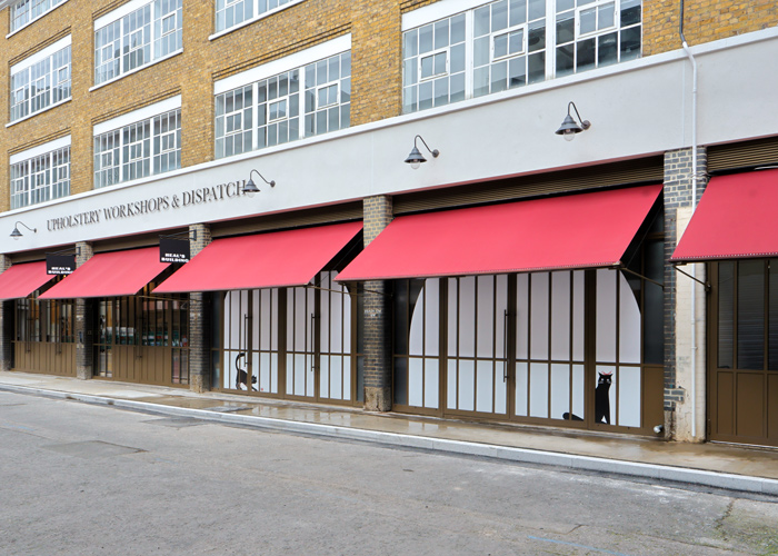 Victorian Awnings for Heals, London
