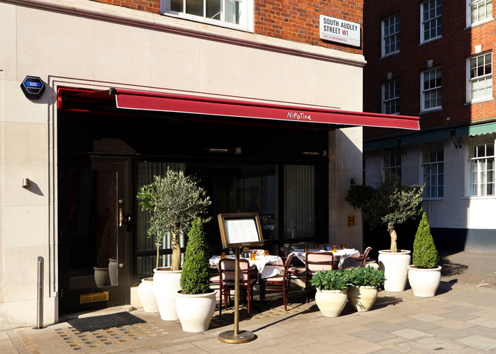 Greenwich Cantilever Awning, South Audley Street