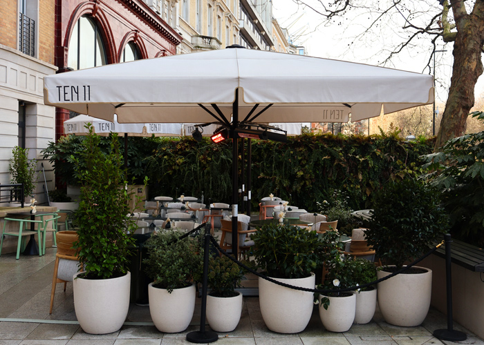 Bespoke Terrace Parasols