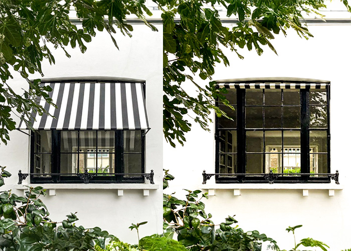 Marlesbury Sash Awning in London