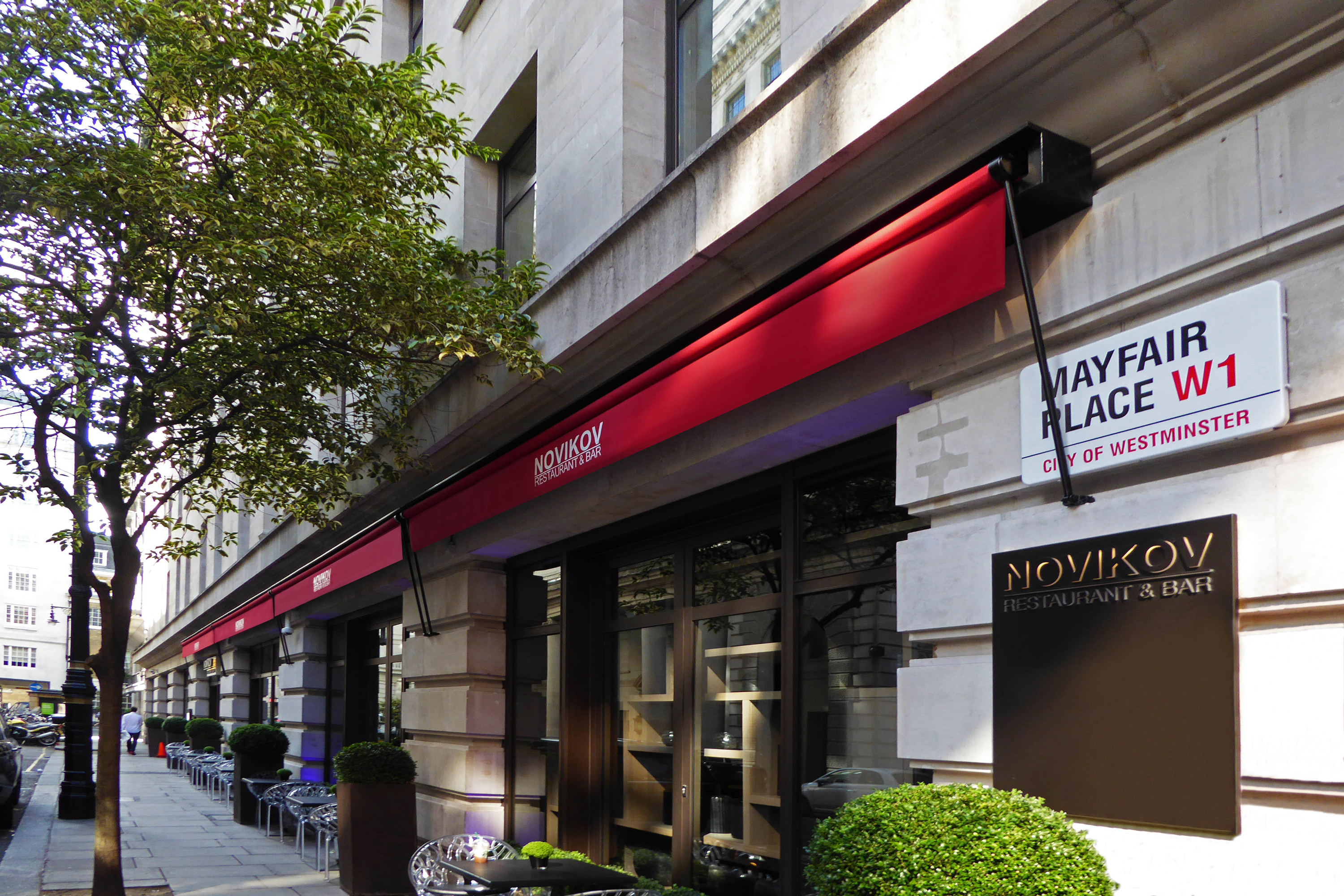 Greenwich awning at Novikov2
