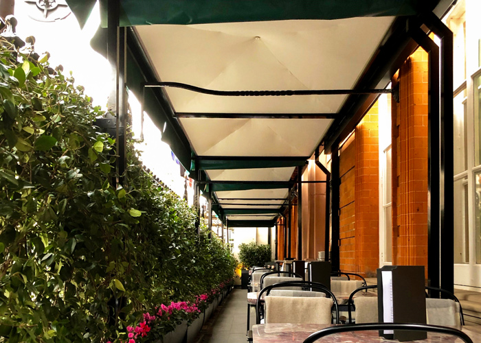 Parisian Fixed Roof Terrace Awning