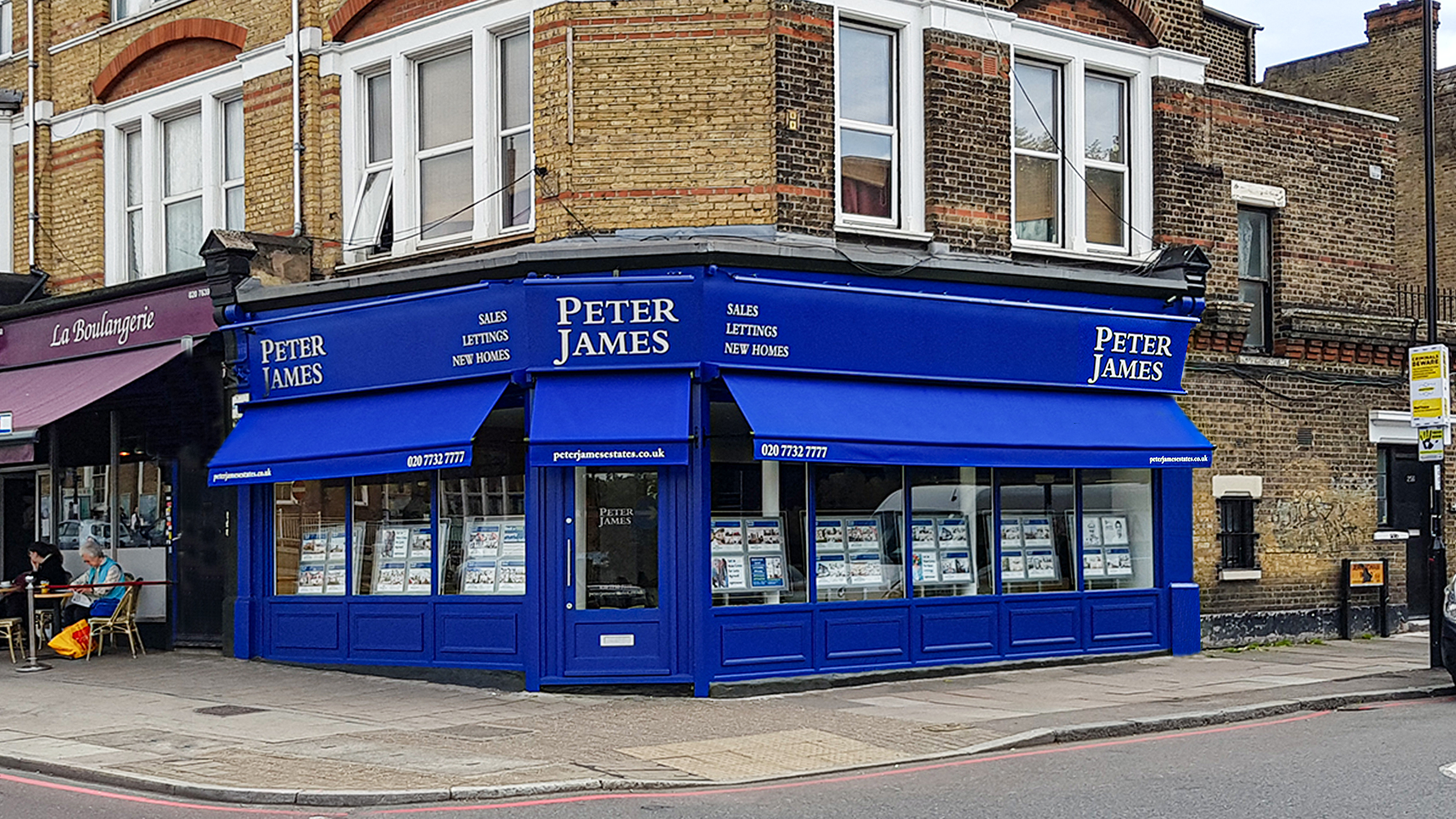 Greenwich awnings Peter James