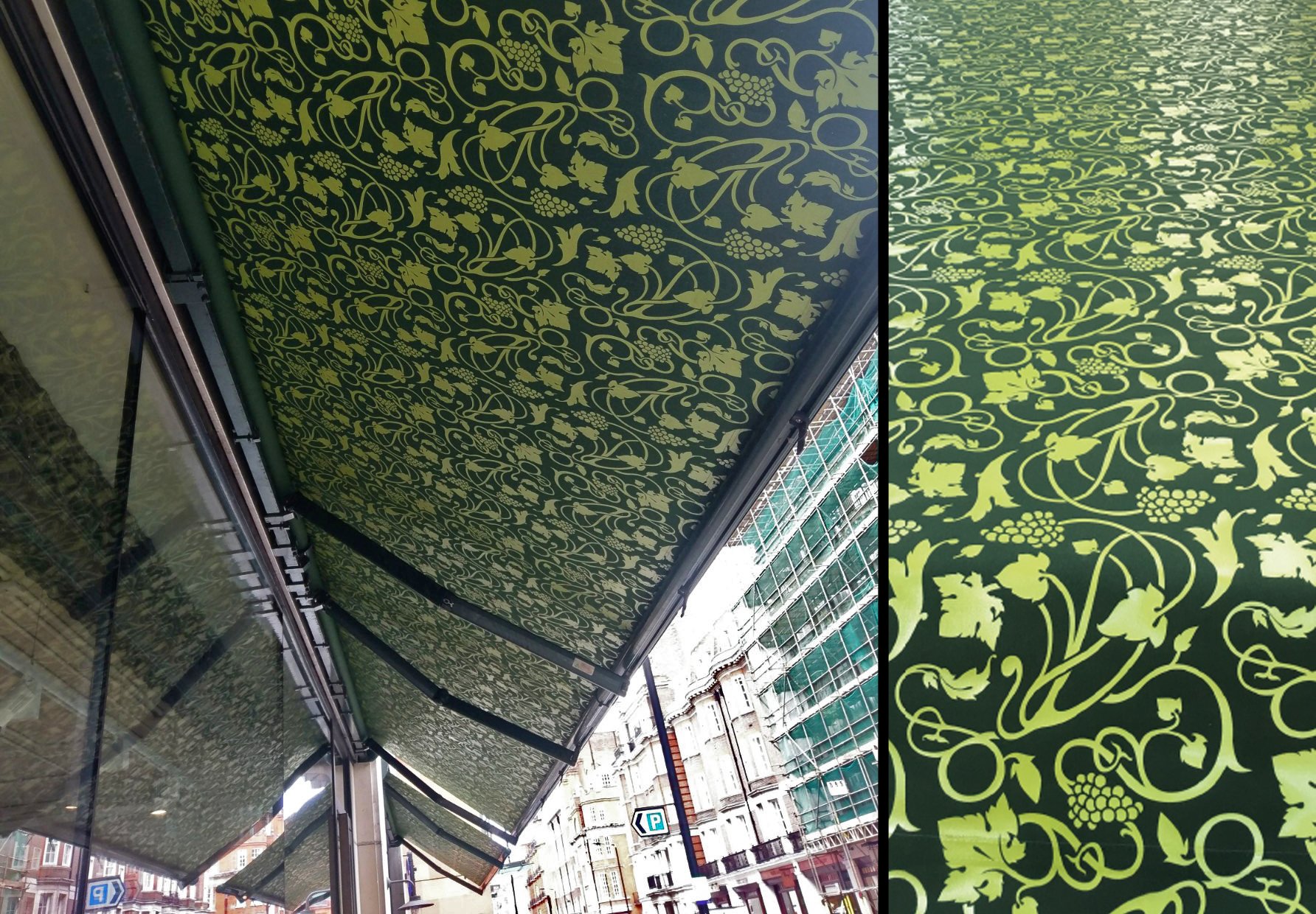RAGS awning decoration