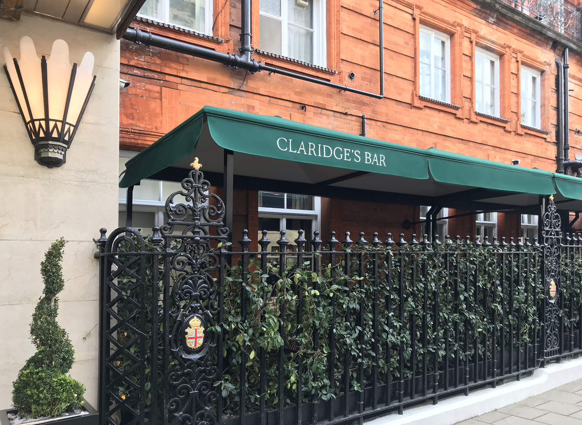 Bespoke Parasol Canopies for Claridge's