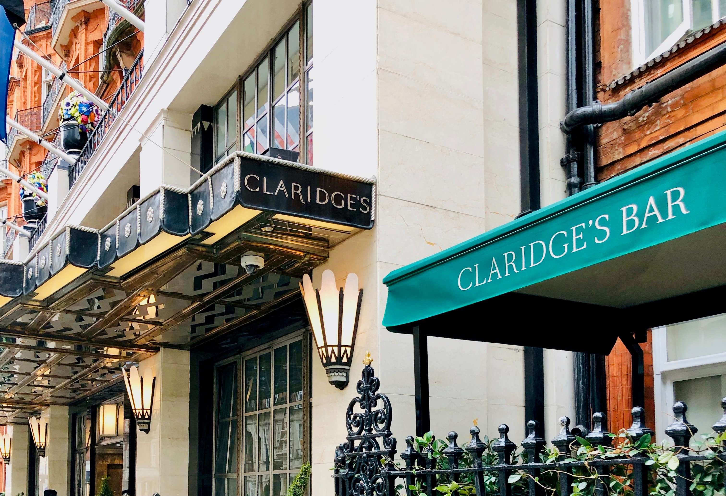 Bespoke Parasol Canopies for Claridge's