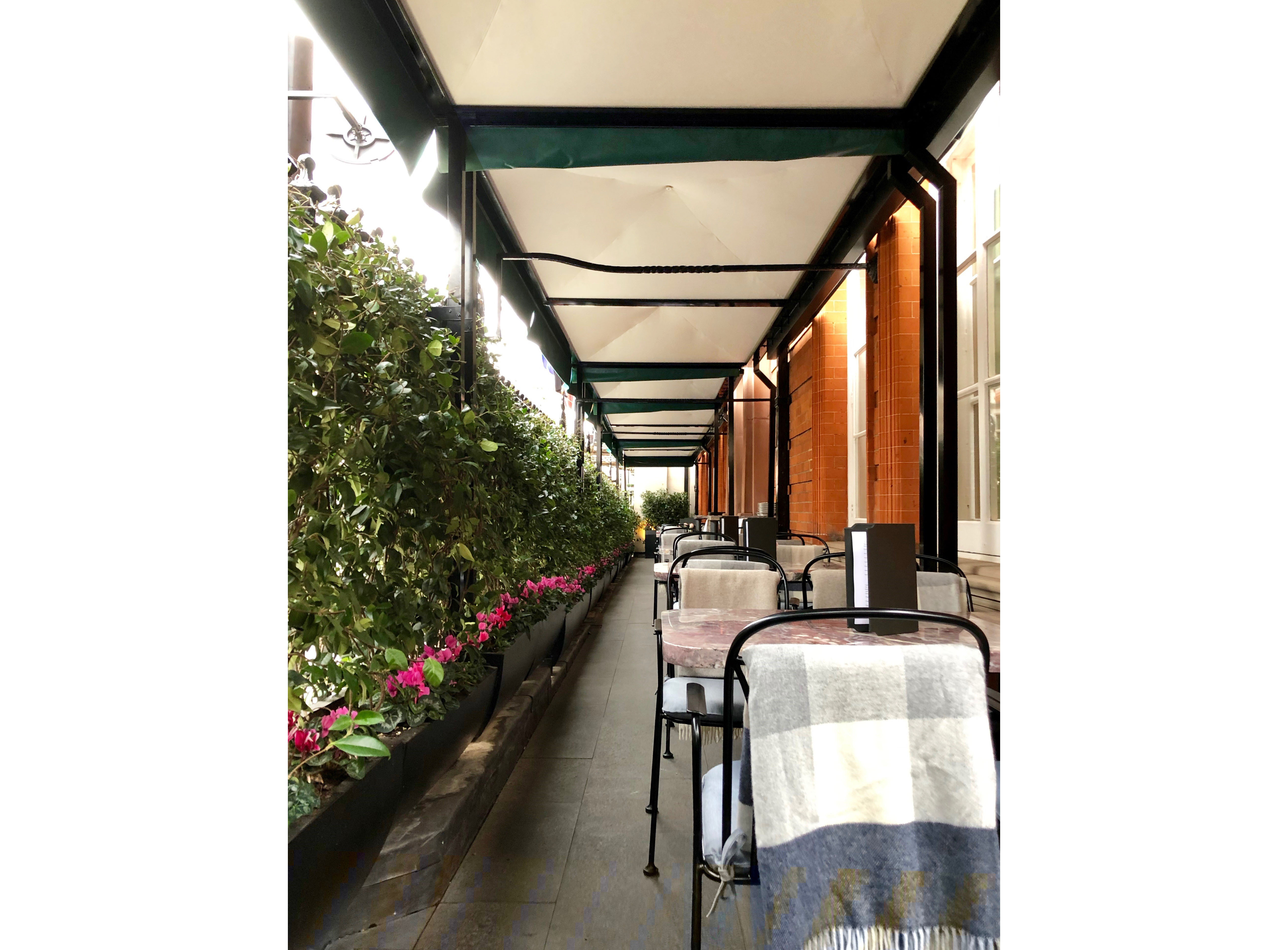 Bespoke Parasol Canopies for Claridge's