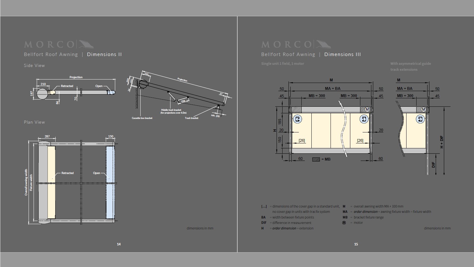 Awning Brochure on request for Free