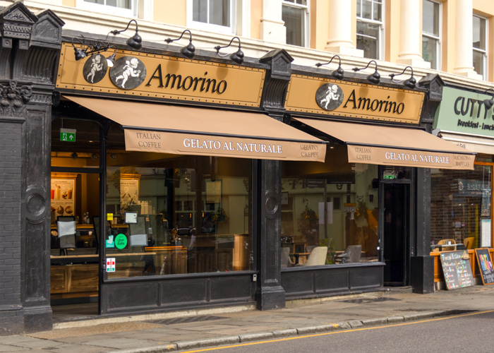 Shop Front Awnings Amorino