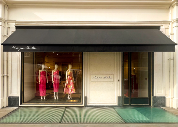 Shop Front Awning Monique Lhuillier