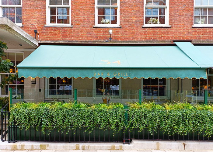 Restaurant Awnings in London 