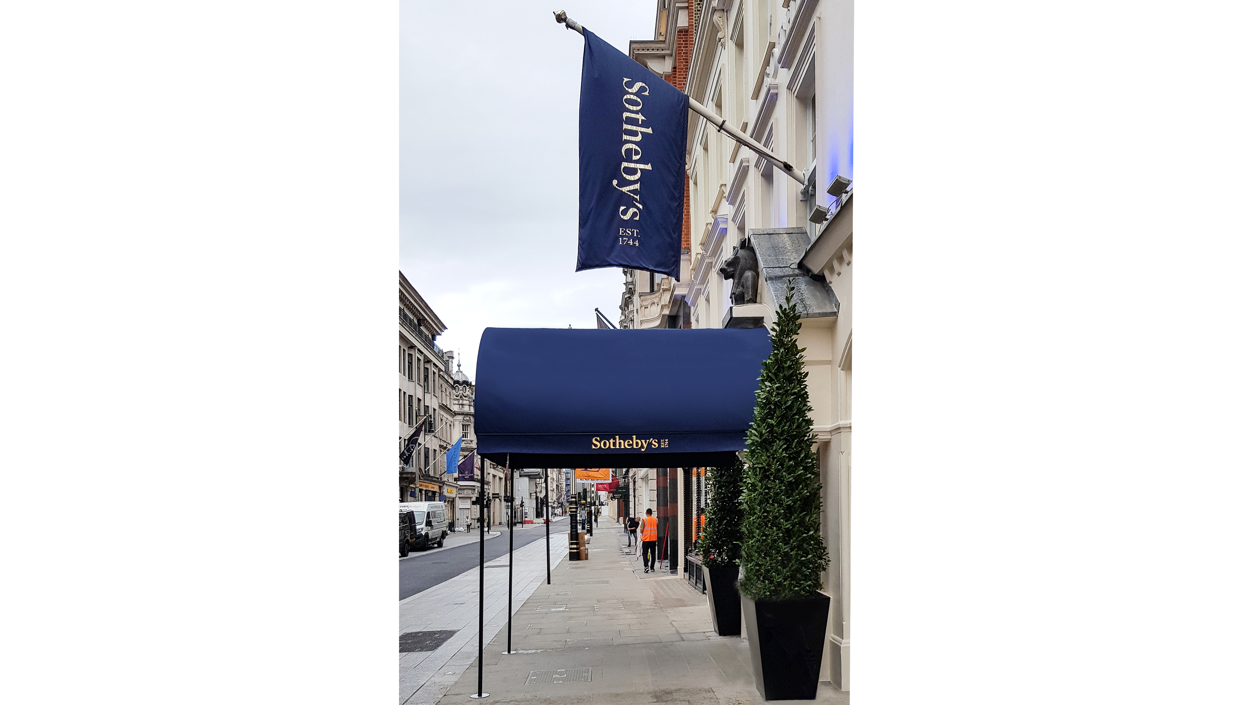 Sotheby's entrance canopy
