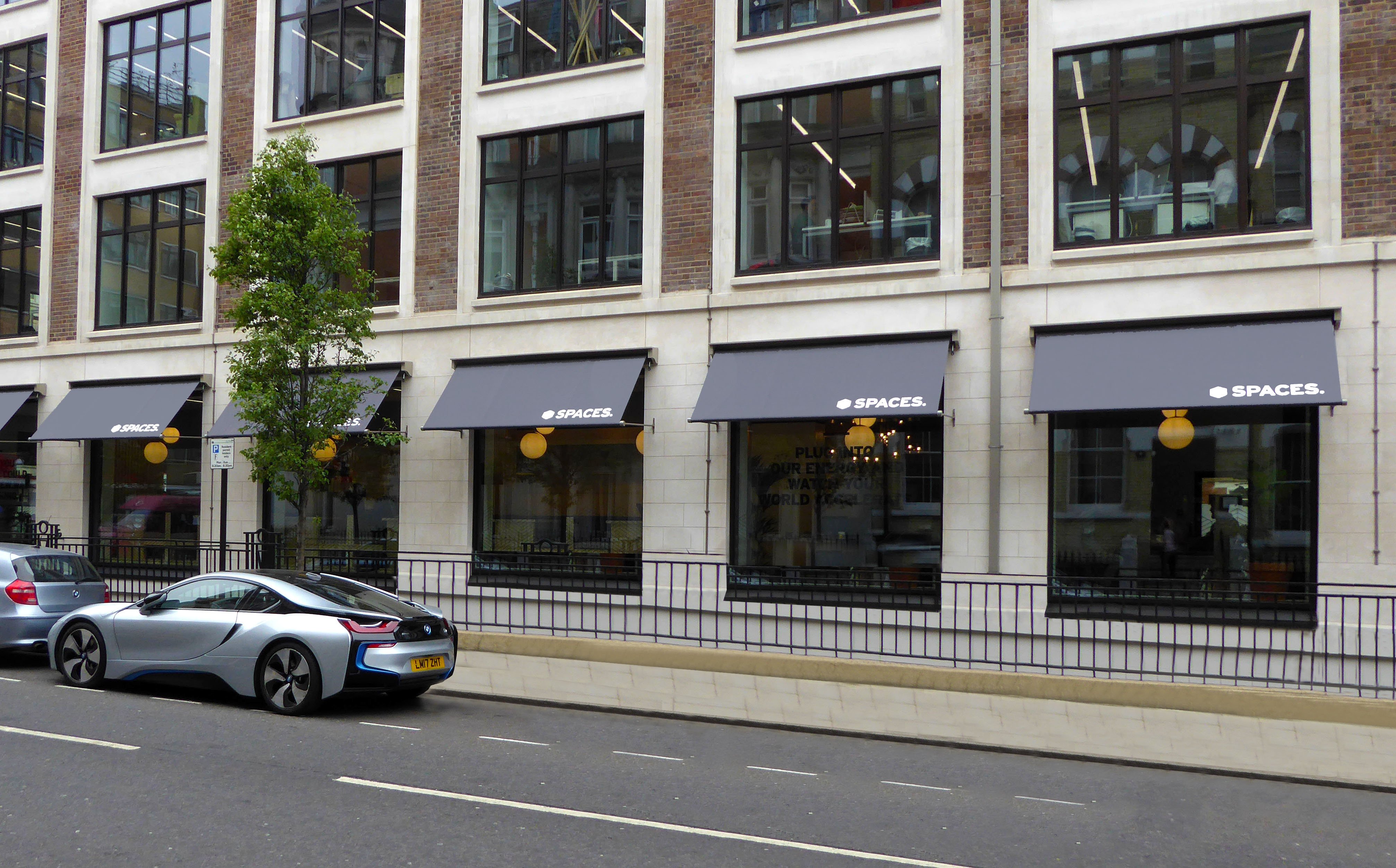 Greenwich awnings at Spaces