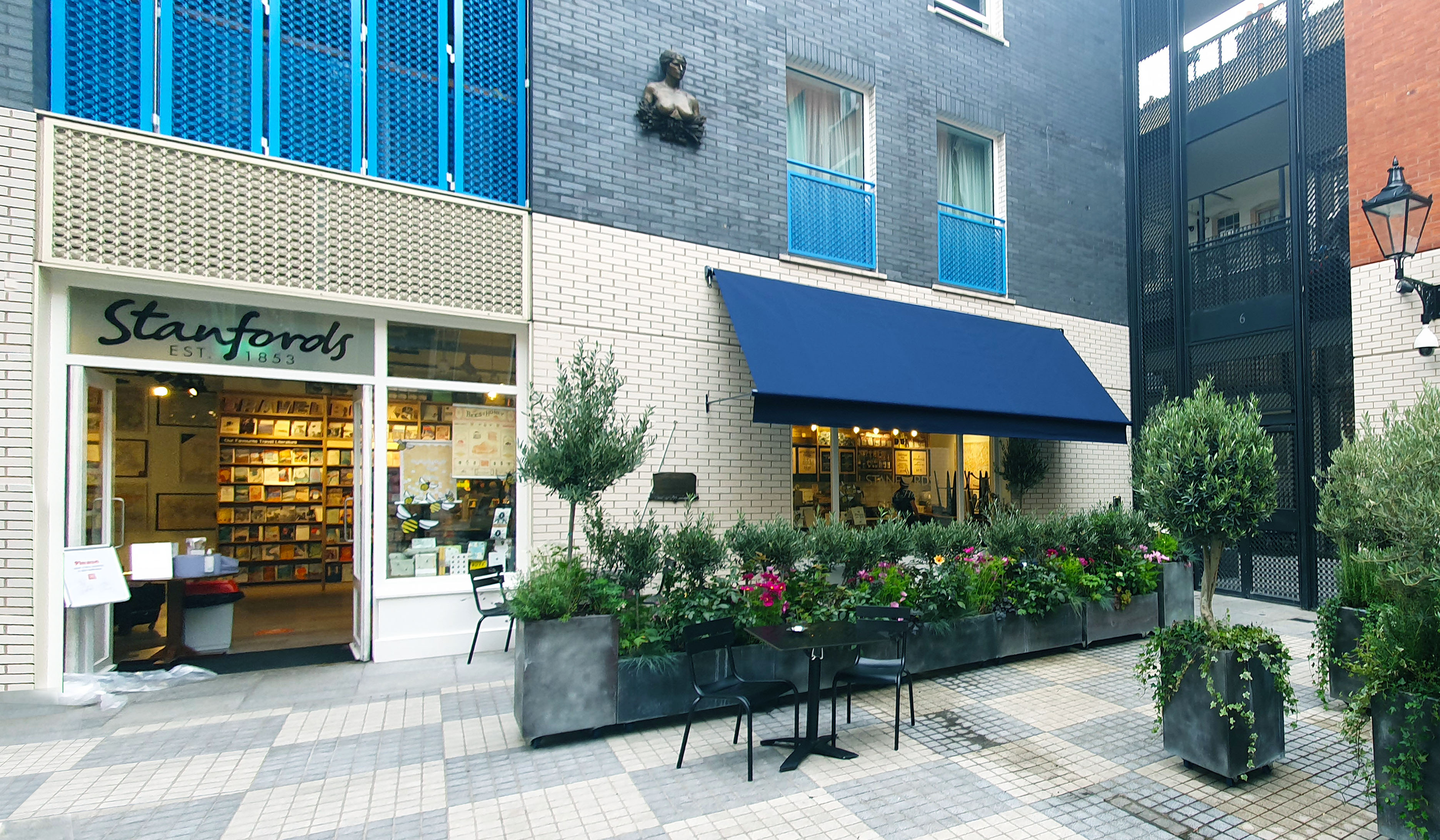 Greenwich awning at Stanfords