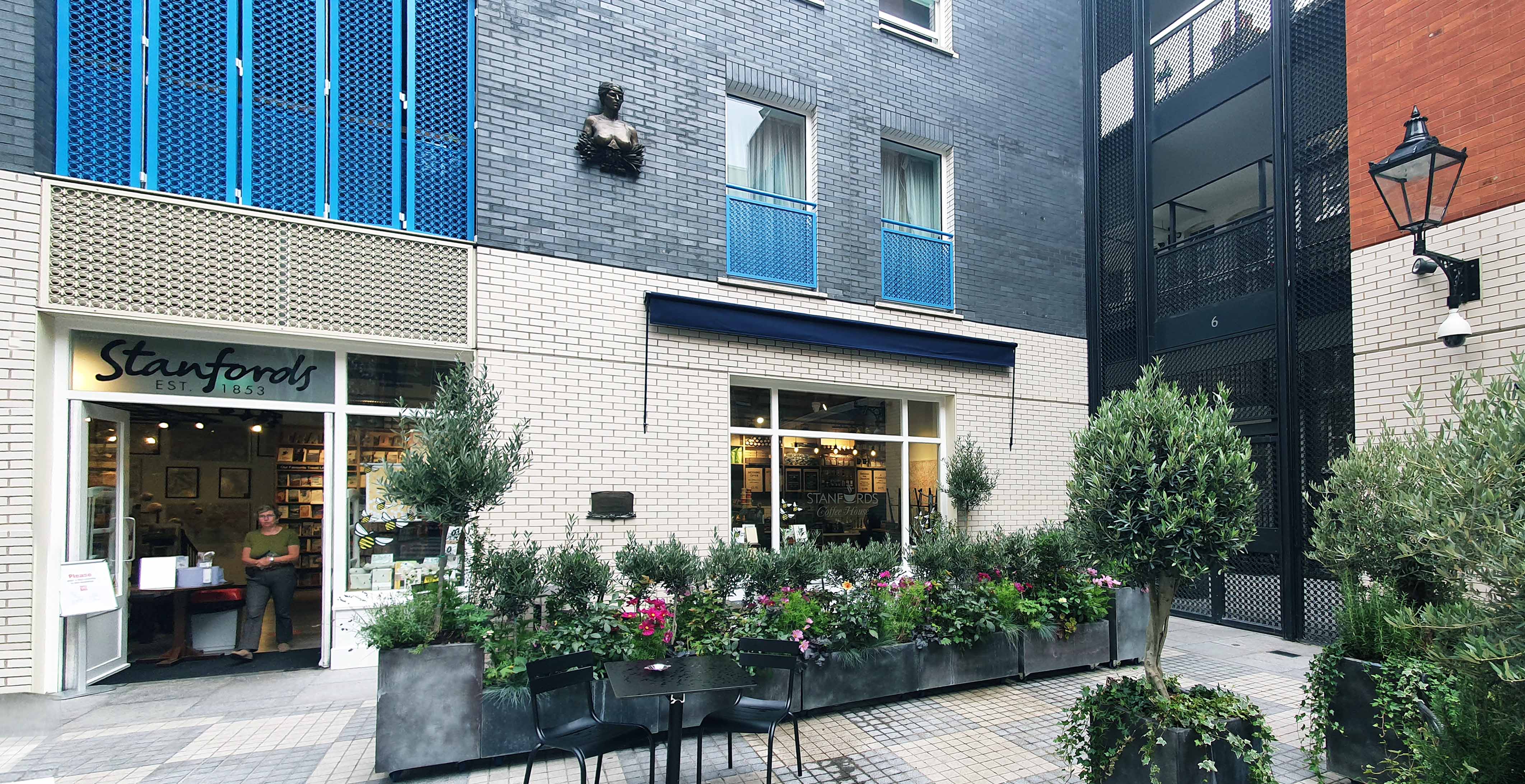 Greenwich awning at Stanfords