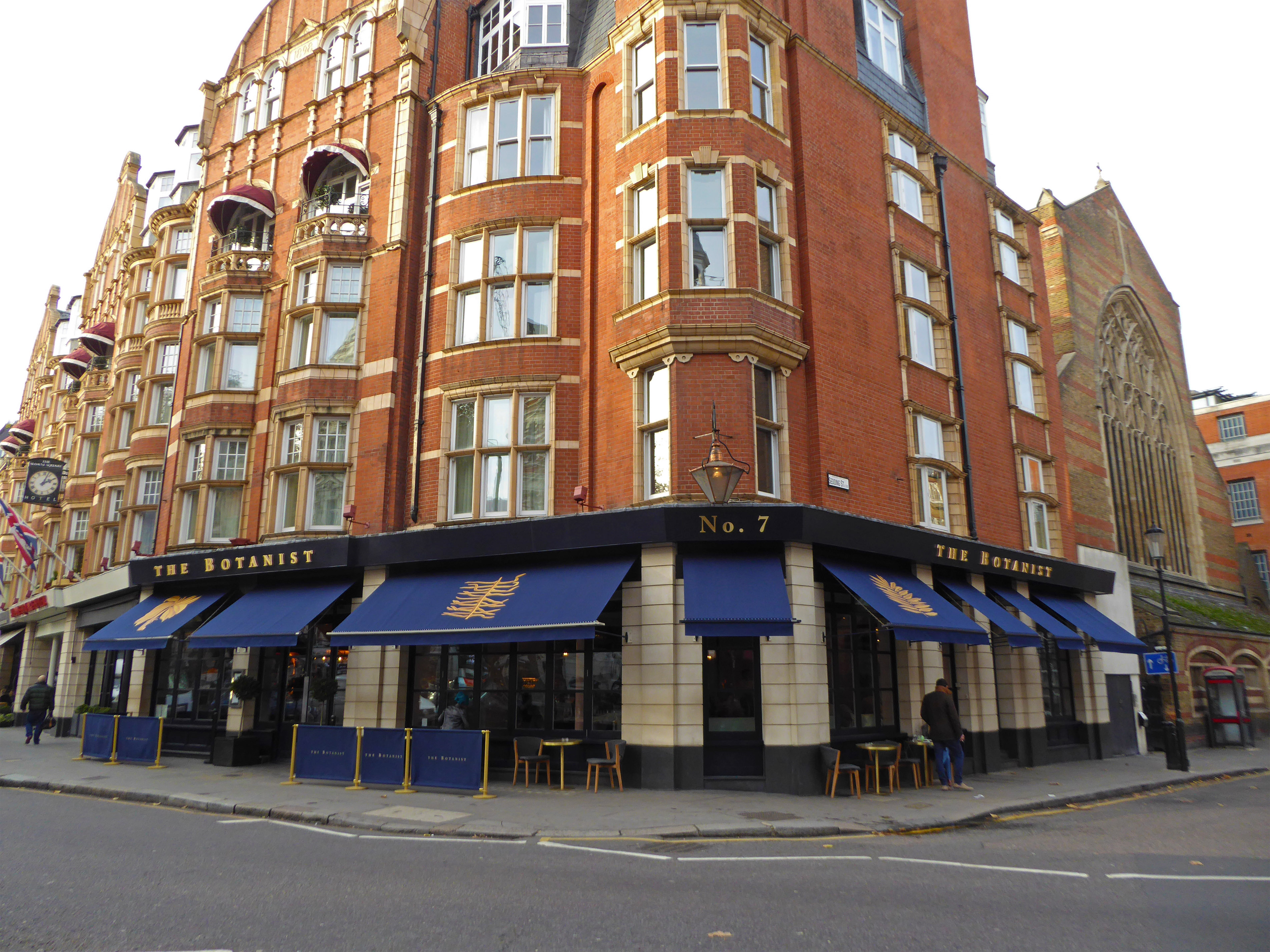 The Botanist awnings 1