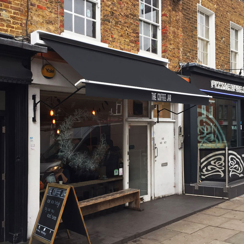 The coffee jar awning