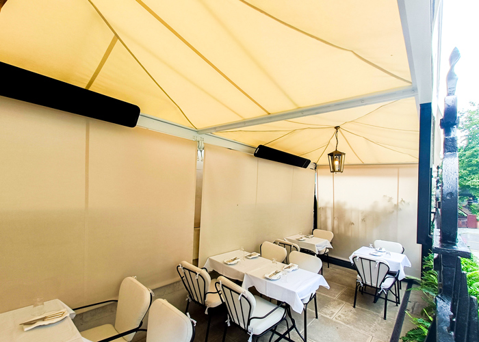 Parisian Fixed Roof Terrace Awning