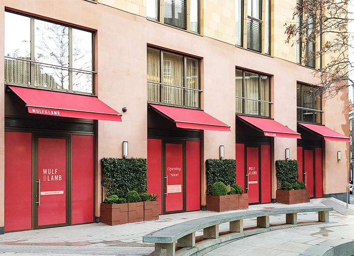 Classic commercial awning