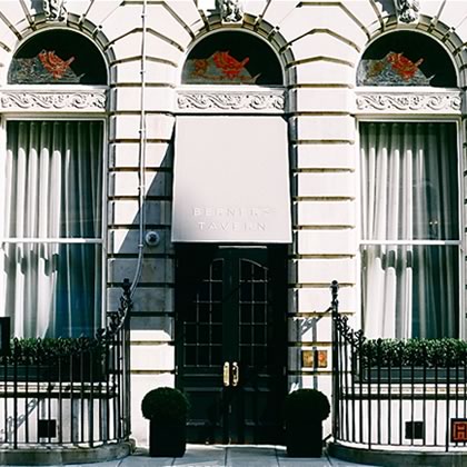 Entance canopy for London hotel