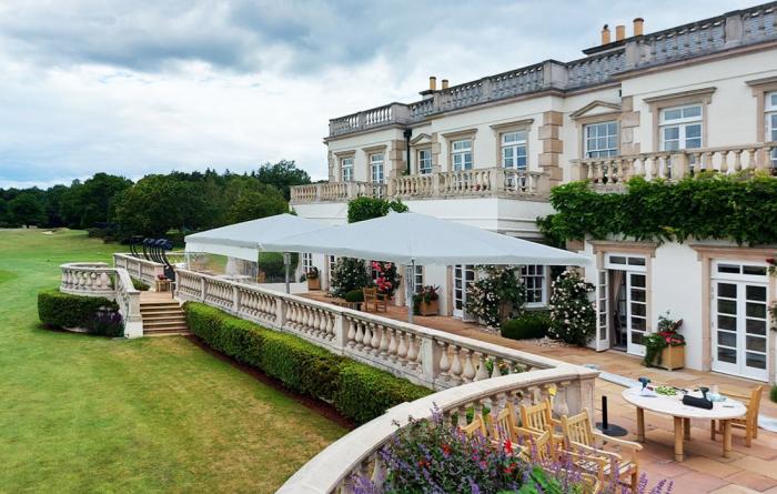 Parasols in Chertsey for Queenwood Golf Club