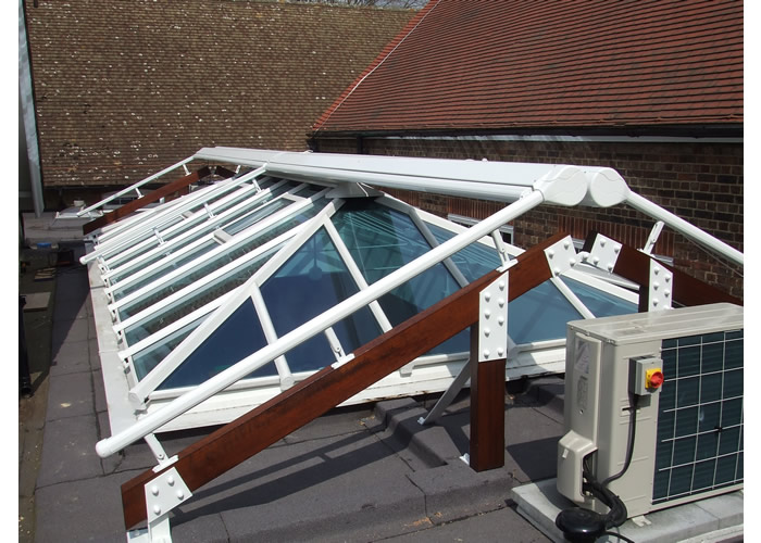 Framework for Sepele Terrace Awning for school
