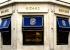 Special gold lettering finish was applied to the deep blue Greenwich Awning® cloth