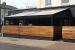 Fremantle Sepele® terrace awning with retractable roof and side screens for Bodean's in Balham