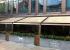 The terrace awnings use hardwood fixings